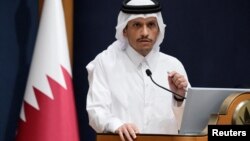 Thủ tướng Qatar Mohammed bin Abdulrahman al-Thani ở Doha, 13/10/2023 (ảnh tư liệu). 