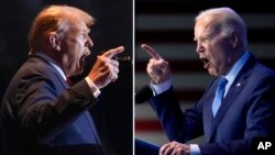 Foto Achiv: Donald Trump ak Joe Biden 