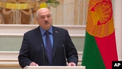 Tổng thống Belarus Alexander Lukashenko.