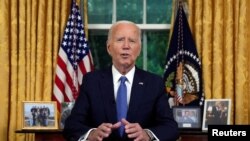 Tổng thống Joe Biden phát biểu tối ngày 24/7/2024.