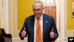 Lãnh đạo khối đa số tại Thượng viện Mỹ Chuck Schumer (đảng Dân chủ), ngày 30/9/2023.