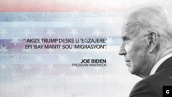 Nan Deba Prezidansyèl la Biden akize Trump deske li 'egzajere' epi 'bay manti' sou imigrasyon