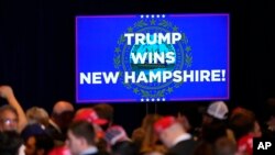 Cựu Tổng thống Mỹ Donald Trump dễ dàng giành chiến thắng trong cuộc bầu cử sơ bộ ở bang New Hampshire vào tối hôm 23/1/2024.