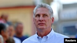 Tân Chủ tịch Cuba Miguel Diaz-Canel.