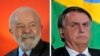 Brasil eleiçōes - Lula da Silva (esq.) e Jair Bolsonaro (dir.)