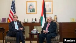 Ngoại trưởng Hoa Kỳ John Kerry và Tổng thống Palestine Mahmoud Abbas hội đàm tại Amman, 28/6/13