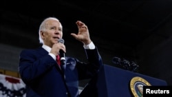 Tổng thống Joe Biden phát biểu ở Springfield, bang Virginia, ngày 26/1/2023.