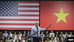 Tổng thống Barack Obama trong chuyến thăm Việt Nam năm 2016.