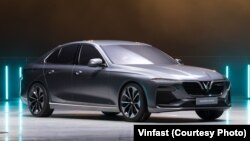 Mẫu xe sedan của Vinfast.