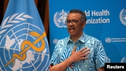 Tổng giám đốc Tổ chức Y tế Thế giới (WHO) Tedros Adhanom Ghebreyesus.