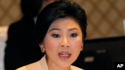 Thủ tướng Thái Lan Yingluck Shinawatra.