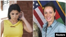 Bà Jill Kelley (trái)và Paula Broadwell (phải).