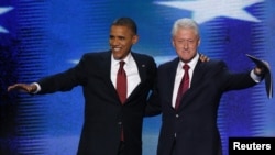 Cựu Tổng thống Bill Clinton đề cử Tổng thống Barack Obama làm ứng viên của đảng Dân chủ ra tranh cử trong cuộc bầu cử tổng thống Hoa Kỳ vào tháng 11