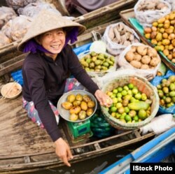 Người dân ở khu vực đồng bằng sông Mekong