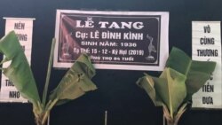 Lễ tang ông Lê Đình Kình ngày 13/01/2020.