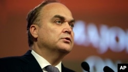 Ông Anatoly Antonov, hiện là Đại sứ Nga tại Mỹ (ảnh tư liệu, 2014)