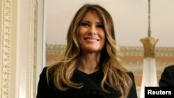 Phu nhân của Tổng thống tân cử Donald Trump, Melania Trump.