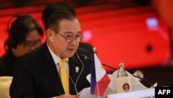 Ngoại trưởng Philippines Teodoro Locsin tại hội nghị của ASEAN ở Bangkok, tháng 7/2019 (ảnh tư liệu).