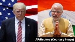 Tổng Thống Mỹ Donald Trump-Thủ tướng Ấn độ Narendra Modi