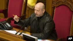 Tổng thống lâm thời Ukraina Oleksandr Turchynov 