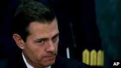 Tổng thống Mexico Enrique Pena Nieto từng bác bỏ chuyện sẽ chi trả cho chi phí xây dựng tường ngăn.