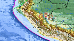 Trận động đất ở Peru mạnh 6,8 trên máy đo, tâm điểm là khu rừng phía bắc thành phố Pucallpa