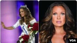 Tân hoa hậu Mỹ năm 2016 Betty Cantrell, và cựu hoa hậu Mỹ năm 1984 Vanessa Williams.