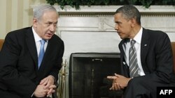 Tổng thống Hoa kỳ Barack Obama họp với Thủ tướng Israel Benjamin Netanyahu tại Tòa Bạch Ốc ngày 20 tháng 5, 2011