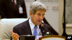 Ngoại trưởng Hoa Kỳ John Kerry tại Doha, Qatar, ngày 22/6/2013.