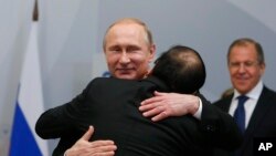 Thủ tướng Nguyễn Xuân Phúc và Tổng thống Nga Vladimir Putin tại Moscow năm 2016.