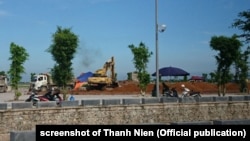 Khu mai táng cố Chủ tịch Trần Đại Quang được cho là rộng đến hơn 2 hectare, theo một bài đã bị VNExpress rút xuống