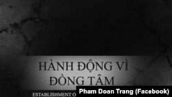 Nhóm Hành Động Vì Đồng Tâm (nguồn Phạm Thị Đoan Trang-Facebook)