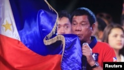 Tổng thống Philippines Rodrigo Duterte.