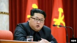 Ảnh tư liệu - Lãnh tụ Bắc Triều Tiên Kim Jong Un.