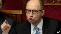 Thủ Tướng Ukraina Arseniy Yatsenyuk