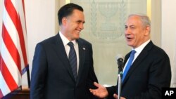 Ông Netanyahu tin rằng một chính phủ Mỹ dưới quyền ông Romney sẽ tăng cường sự hỗ trợ của dành cho Israel.