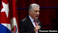 Chủ tịch Cuba Miguel Diaz-Canel.