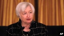 Giám đốc Cục Dữ Trữ Liên Bang (Mỹ), bà Janet Yellen, 3/3/2017.