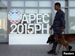 An ninh được thắt chặt cho Hội nghị APEc tại thủ đô Manila, Philippines, ngày 17/11/2015.