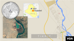 Bản đồ Tikrit, Iraq