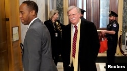 Cố vấn An ninh Quốc gia John Bolton đến họp tại Điện Capitol ngày 6/3/2019.