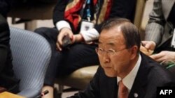 Tổng thư ký Liên hiệp quốc Ban Ki-moon dự buổi thảo luận tại trụ sở Hội đồng Bảo an