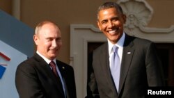 Tổng Thống Barack Obama và Tổng Thống Nga Vladimir Putin gặp nhau tại St. Petersburg.