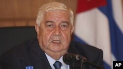 Ngoại trưởng Syria Walid al-Moallem