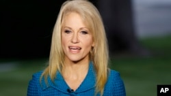 Bà Kellyanne Conway, cố vấn cao cấp của Tổng thống Donald Trump (ảnh tư liệu, 5/2017)