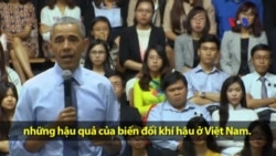 TT Obama phát biểu về hậu quả của biến đổi khí hậu ở Việt Nam