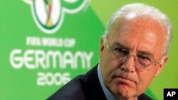 Franz Beckenbauer, cựu thủ lĩnh đội Bayern Munich, làm chủ tịch của ủy ban tổ chức World Cup 2006. (Ảnh tư liệu)