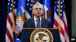 Bộ Trưởng Tư pháp Hoa Kỳ Merrick Garland.