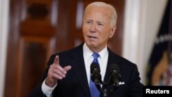 Tổng thống Mỹ Biden phát biểu ở Washington, 1/7/2024.