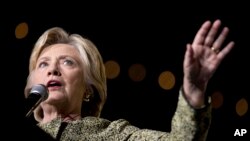 Ứng cử viên tổng thống Hoa Kỳ Hillary Clinton.